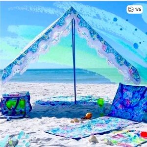 {Lilly Pulitzer} Boho Beach Tent